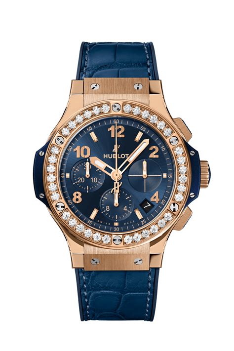 hublot big bang chronograph blue diamond|hublot big bang original.